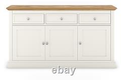 M&S Greenwich Sideboard Large Marks & Spencer Ivory White Oak 3 door 3 drawer