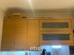 Magnet Oak Kitchen 2 Large Wall Kitchen Units Plus 9 Doors And 13 Drawer Front