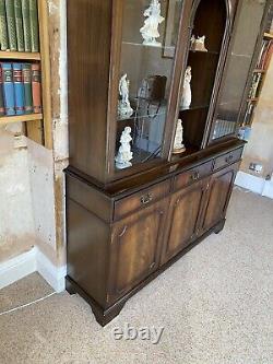 Mahogany Furniture, Free Standing Unit Home, Antique Veneer, Dark, Tall, Large