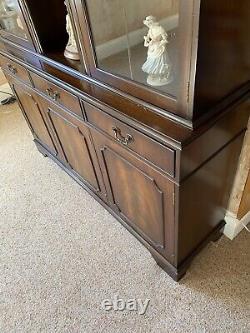 Mahogany Furniture, Free Standing Unit Home, Antique Veneer, Dark, Tall, Large