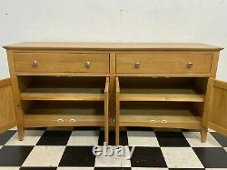 Malvern Shaker large oak four door two drawer sideboard RRP £400 Delivery