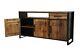 Mango Wooden Large Sideboard with 3 Doors and 1 Drawer with enough Storage Space