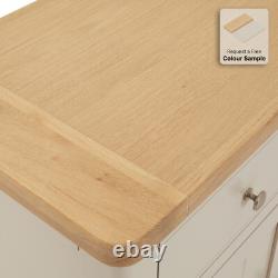 Marbury Putty Grey Large 3 Drawer 3 Door Sideboard -SLIGHT SECONDS-PUT26-F195