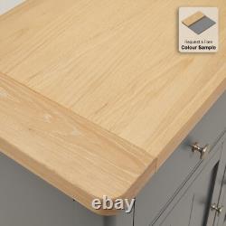 Marbury Slate Grey Large 3 Drawer 3 Door Sideboard -SLIGHT SECONDS-SLA26-F238