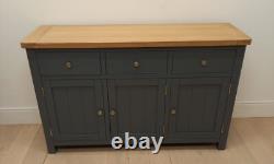Marbury Slate Grey Large 3 Drawer 3 Door Sideboard -SLIGHT SECONDS-SLA26-F238