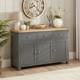 Marbury Slate Grey Large 3 Drawer 3 Door Sideboard -SLIGHT SECONDS-SLA26-F246