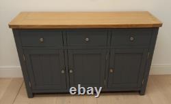 Marbury Slate Grey Large 3 Drawer 3 Door Sideboard -SLIGHT SECONDS-SLA26-F246