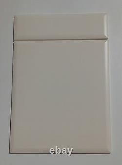 Matt Cream Kitchen Unit Cupboard Chamfered and rounded edge Doors & Drawers