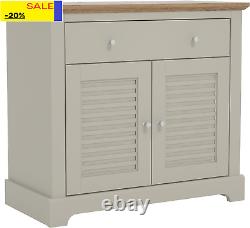 Milan 2 Door 1 Drawer Sideboard Cabinet Storage Organizer for Your Home Stor