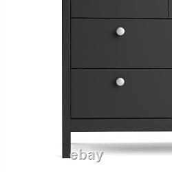 Modern Double Dresser Cabinet (4+4) Drawers Large Bedroom Storage Unit