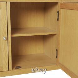 Modern Large Oak Sideboard 3 Door 3 Drawer Buffet Cabinet Storage Cupboards