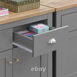 Modern Sideboard 2 Doors 3 Drawers Large Storage Unit Dining Room