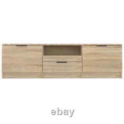 Modern Wooden Large TV Tele Stand Unit Cabinet With 2 Doors Drawer Open Storage