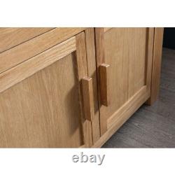 Molton Oak Large Living Room Three Door Three Drawer Sideboard