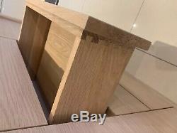 NEW Solid Light Oak Large 2 Doors 4 Drawers Heavy Sideboard Cupboards RRP £995