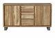 Natural Essential Live Edge Extra Large Sideboard With 2 Doors And 3 Drawers