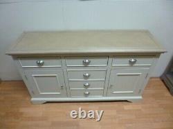 New Chunky Linen & Cashew 2 Door 6 Drawer Large Sideboard DFS Furniture Store