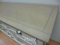 New Chunky Linen & Cashew 2 Door 6 Drawer Large Sideboard DFS Furniture Store