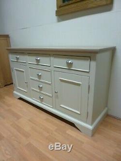 New Chunky Linen & Cashew 2 Door 6 Drawer Large Sideboard DFS Furniture Store