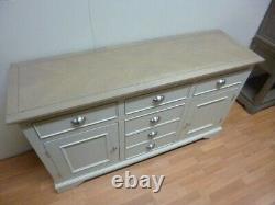 New Chunky Linen & Cashew 2 Door 6 Drawer Large Sideboard DFS Furniture Store