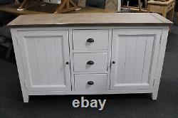 New Large Chunky Reclaimed Wood 2 Door 3 Drawer Sideboard Barker & Stonehouse