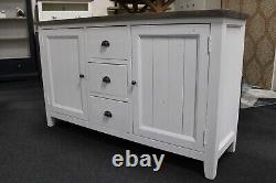 New Large Chunky Reclaimed Wood 2 Door 3 Drawer Sideboard Barker & Stonehouse