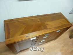 New Large Contemporary Rosewood 2 Door 4 Drawer Sideboard DFS Furniture
