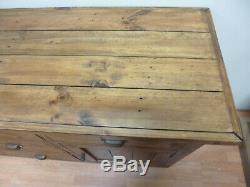 New Large Reclaimed Weathered Wood 2 Door 5 Drawer Sideboard Furniture Store