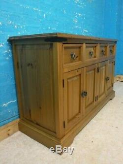 Next Solid Wood Large Mexican 4 Door / 4drawer Sideboard- Visit Our Warehouse