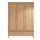 Nordic Oak Scandi Style Wardrobes, Chests of Drawers, Bedsides, Dressing Table