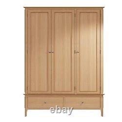 Nordic Oak Scandi Style Wardrobes, Chests of Drawers, Bedsides, Dressing Table