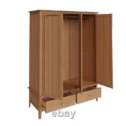 Nordic Oak Scandi Style Wardrobes, Chests of Drawers, Bedsides, Dressing Table