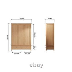 Nordic Oak Scandi Style Wardrobes, Chests of Drawers, Bedsides, Dressing Table