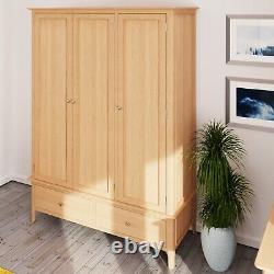 Nordic Oak Scandi Style Wardrobes, Chests of Drawers, Bedsides, Dressing Table