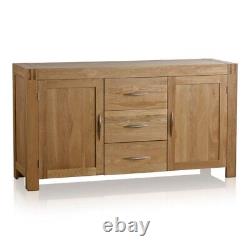 Oak Furnitureland Alto Natural Solid Oak Large Sideboard RRP £384.99
