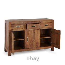 Oak Furnitureland Bali Solid Mango Wood Large Sideboard RRP £499.99