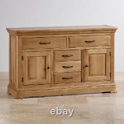 Oak Furnitureland Canterbury Natural Solid Oak Large Sideboard RRP £499.99