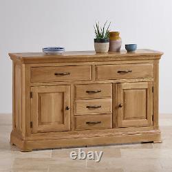 Oak Furnitureland Canterbury Natural Solid Oak Large Sideboard RRP £499.99