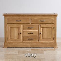 Oak Furnitureland Canterbury Natural Solid Oak Large Sideboard RRP £499.99