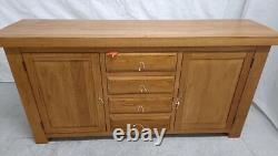 Oak Furnitureland Hercules Rustic Solid Oak Large Sideboard RRP £549.99