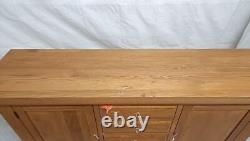 Oak Furnitureland Hercules Rustic Solid Oak Large Sideboard RRP £549.99