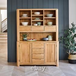 Oak Furnitureland Large Dresser Romsey Natural Solid Oak RRP £999.99