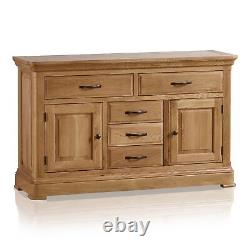 Oak Furnitureland Large Sideboard Canterbury Natural Solid Oak RRP £399.99