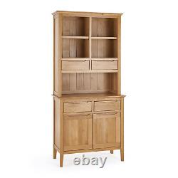 Oak Furnitureland Large Sideboard Storage Unit Bevel Natural Solid Oak RRP £449