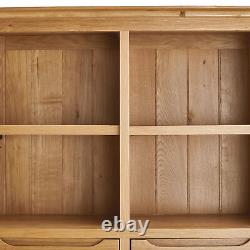 Oak Furnitureland Large Sideboard Storage Unit Bevel Natural Solid Oak RRP £449