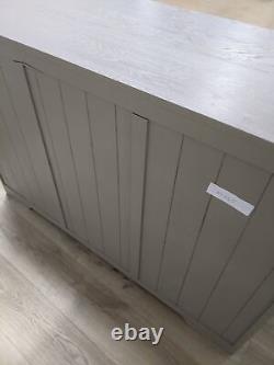 Oak Furnitureland Large Sideboard Storage Willow Light Grey Solid Oak RRP £444