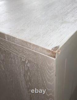 Oak Furnitureland Large Sideboard Storage Willow Light Grey Solid Oak RRP £444