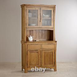 Oak Furnitureland Large TV Media Cabinet Bevel Natural Solid Oak RRP £344.99