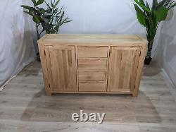 Oak Furnitureland Romsey Natural Solid Oak Large Sideboard RRP £394.99