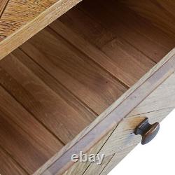 Oak Furnitureland Sideboard Storage Parquet Brushed Glazed Oak Large RRP £494.99
